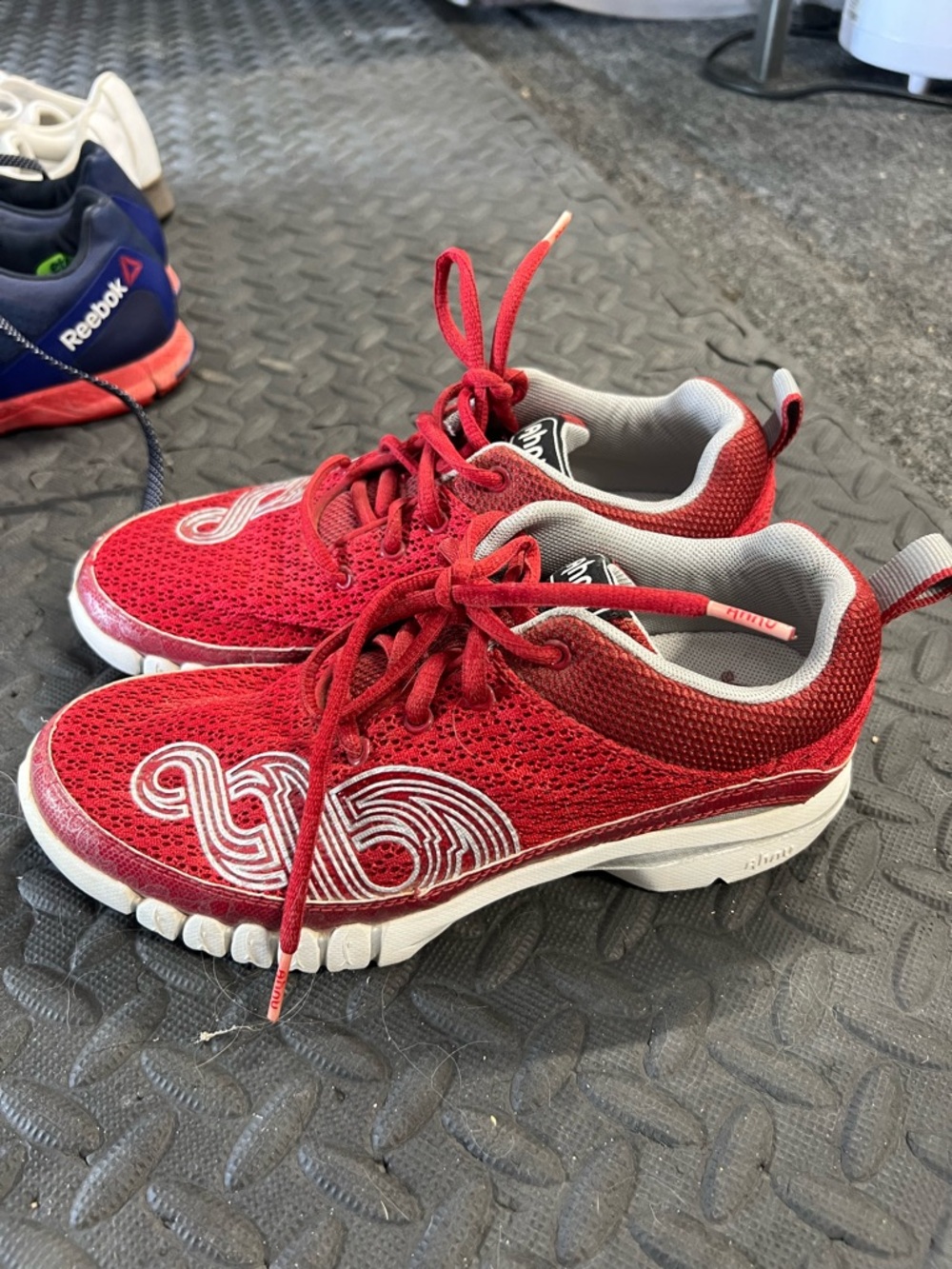 Red Athletic Sneakers - Brand: Ahnu